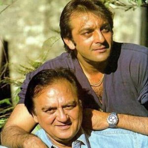 Sanjay Dutt with his Father