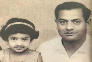 Sridevi With Her Father