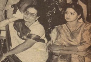 Sridevi with Her Mother