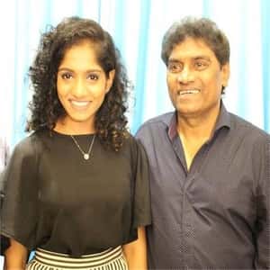 Johnny Lever with his Daughter Jamie Lever